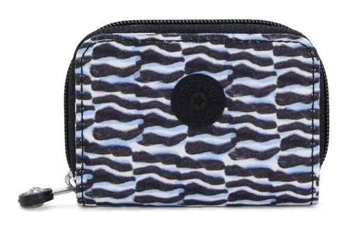 KIPLING Geldbörse Tops Wallet - Geldbörse mit RFID-Blocker Schutz, ideal für sicheren Transport von Karten und Bargeld, im stylischen Holiday Waves Design.