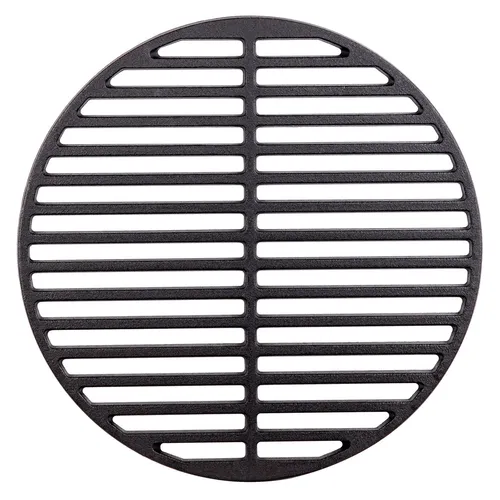 Grillrost Gusseisen rund 34,5 cm - Emailliert für optimale Hitzeverteilung - Grillroste - Rund, emailliert für einfache Pflege und ideale Hitzeverteilung, passend für viele Grillhersteller.