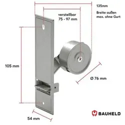 BAUHELD® Rolladen Aufhängefeder Mini [24 Stück] von Bauheld