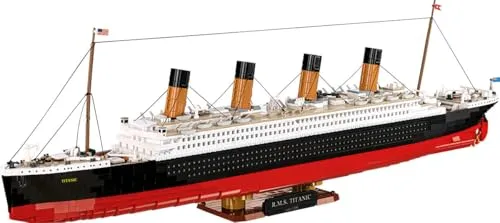 Cobi 1686 RMS Titanic 1:300 - Historisches Konstruktionsspielzeug - Konstruktionsspielzeug Komplette Sets & Packs, detailgetreues Modell der RMS Titanic im Maßstab 1:300 für anspruchsvolle Baumeister.