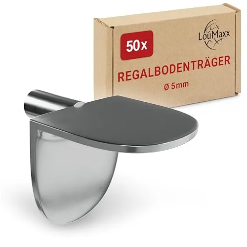 LouMaxx Winkelbodenträger Regalbodenträger 5mm