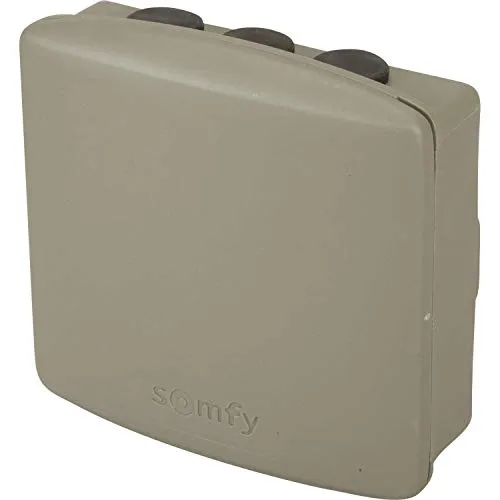 Somfy Access Receiver iO - Universal Funkempfänger für Garagentore und Tore, steuern Sie bis zu 2 Fremdantriebe mit io-Technologie