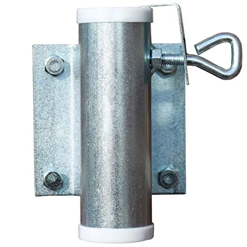 Videx-Sonnenschirmhalter für die Wand verzinkt Ø 35 mm in grau von Videx