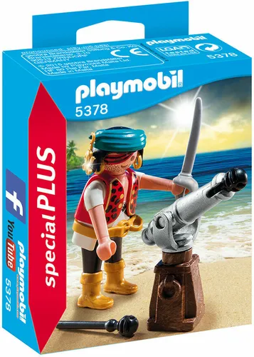 Playmobil Special Plus Pirat mit Kanone und Säbel Art. 5378