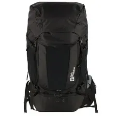 Jack Wolfskin Trailflair Pro 60 S-XL black (6000) - Unisex Trekkingrucksack mit 60+8 Litern Volumen, anpassbar für S-XL, ideal für schwere Lasten und ausgestattet mit RAINCOVER für Wetterschutz.