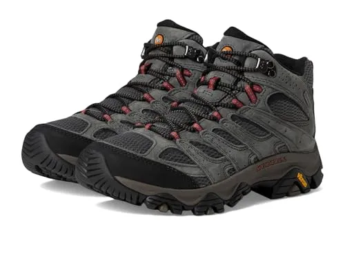 Merrell Moab 3 Mid GTX Wanderschuhe für Herren - grau, Größe 44 (US 10) - Wanderschuhe mit atmungsaktivem, wasserdichtem Design, ideal für Outdoor-Abenteuer. Genießen Sie Komfort, Langlebigkeit und besten Grip auf jedem Terrain.