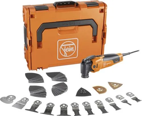 Fein MultiMaster MM 500 Selection - Vielseitiges Elektrowerkzeug - Multifunktionales Elektrowerkzeug für präzise Arbeiten. Ideal für Schleifen, Schneiden und Sägen, mit leistungsstarkem Motor und ergonomischem Design.