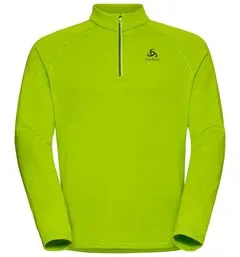 ODLO BESSO Fleece 2025 shadow lime - S - Fleece und 2nd-Layer, ideal für intensive Skitage mit aktivem Wärme- und Feuchtigkeitsmanagement, aus weichem, dehnbarem und recyceltem Material.