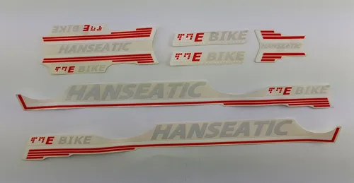 Non-Branded Fahrradrahmen Fahrrad DEKOR Satz Aufkleber Rahmen frame Decal Sticker Hanseatic