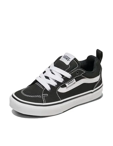 Vans Unisex Kinder Filmore Sneaker, Leinwand Schwarz Weiß, 31 EU