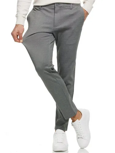 Indicode Herren Rodekro Performance Pants | Bequeme Chinohose für Männer in Grey Mix, 36/30 - Hochwertige Chinohose aus super stretchigem Material für optimalen Tragekomfort. Mit praktischen Taschen und modernem Design ist sie ideal für Business und Freizeit. Verfügbar in verschiedenen Größen.