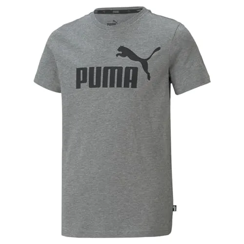 Puma Jungen T-shirt, Medium Gray Heather, 104
