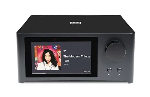 NAD C 700 V2 BluOS Streaming-Vollverstärker, schwarz - Hifi-Verstärker mit integriertem BluOS-Streaming, bietet hochwertigen Klang und vielseitige Streaming-Optionen für audiophile Ansprüche.
