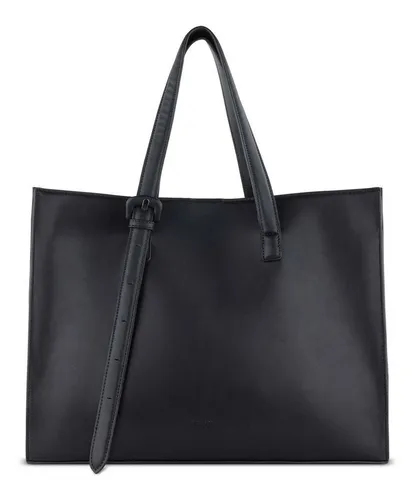 Bugatti Luna Shopper Tasche mit Laptopfach - Schwarz, 40 cm - Stylische Handtasche mit gepolstertem Laptopfach für Geräte bis 15 Zoll. Ideal für den Alltag und das Büro, bietet sie optimale Organisation mit praktischen Fächern.