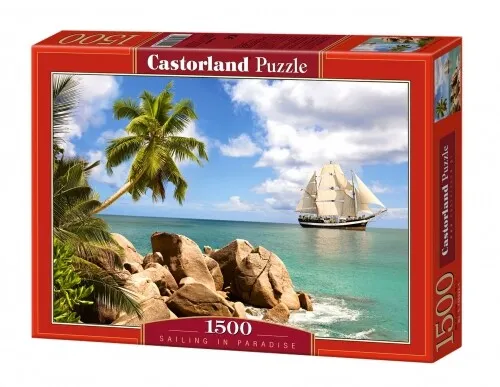 Puzzle 1500 elementów Sailing in Paradise CASTORLAND C-150526 CAST 5904438150526