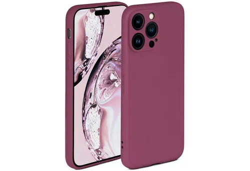 ONEFLOW Handyhülle für iPhone 14 Pro Max Hülle Silikon Soft Case Pflaume 6,7 Zoll, Silikonhülle Cover Dünn Handytasche TPU Schutzhülle mit Kameraschutz