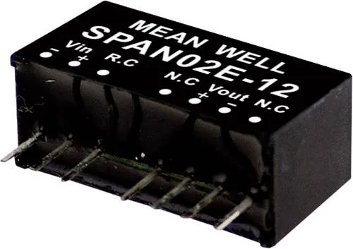 MEAN WELL SPAN02E-03 DC/DC-Wandlermodul 500mA 2W Anzahl Ausgänge: 1 x Inhalt 1St.