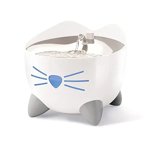 Catit Pixi Smart Trinkbrunnen für Katzen - 2L Wasserreservoir, App-Steuerung und superleise Wasserpumpe für optimale Hygiene und Komfort