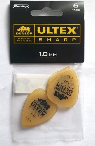 Dunlop 433P1.0 Ultex Sharp Picks Plektren Plektrum Hang Bag 6