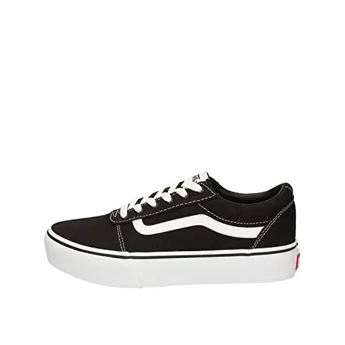 Produktbild Vans Mädchen Ward Platform Sneaker, Black/White, 21 EU