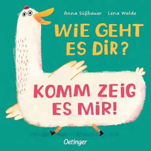 Wie geht es dir? Komm zeig es mir!: Interaktives Mitmachbuch über Gefühle - Kinderbuch über Emotionen & Gefühle, fördert das emotionale Verständnis von Kindern ab 2 Jahren durch fröhliche Reime und aktive Mitmach-Elemente.