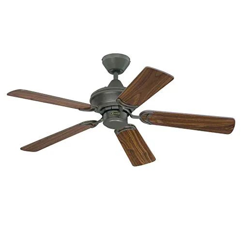 Westinghouse Nevada Deckenventilator 43W - 105cm Eisen mit Wendeflügel - Ventilatoren mit antikem Design, ideal für ganzjährige Nutzung dank geräuschlosem Motor und wendbaren Flügeln für Sommer- und Winterbetrieb.