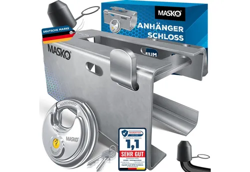 MASKO® Anhängerschloss mit Stecksystem von Masko
