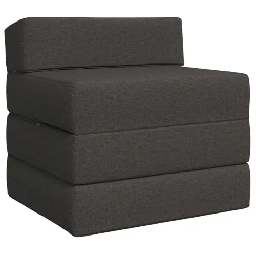 vidaXL Klappsofa Bett Dunkelgrau 200 x 70 cm – Multifunktionales Design