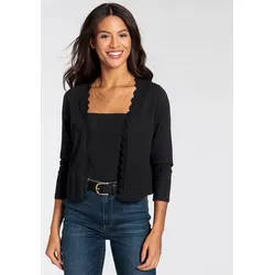 Laura Scott Strickjacke mit femininer Wellenkante von Laura Scott