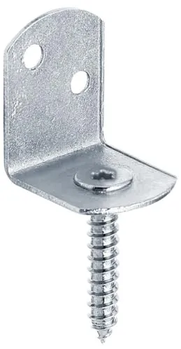 Alberts 823757 Flechtzaunhalter L-Form | galvanisch verzinkt | 50er Set - Hochwertiger Flechtzaunhalter aus Stahl mit galvanisch blauer Verzinkung. Ideal für stabile Zaunmontagen. Praktisches 50er Set für vielseitige Anwendungen im Garten- und Landschaftsbau.