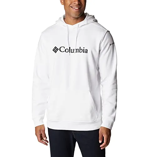 Columbia Hoodie Herren, CSC Basic Logo II - Herren-Sweatshirt aus 80% Baumwolle, ideal für kalte Tage. Mit Kängurutasche, Rippbündchen und verstellbarer Kapuze – klassischer Stil mit Columbia-Logo.
