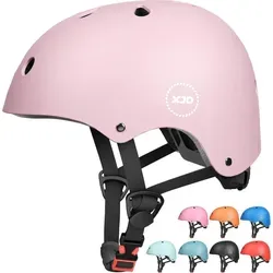 XJD Kinder Jugend Fahrradhelm Multisport 55-57cm Rosa-Lila