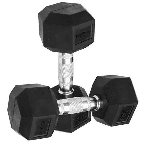 Sporttrend 24® Hexagon Hantel 2 x 3kg - Ideal für Fitness & Training - Praktische Kurzhantel für effektives Krafttraining. Kompakte Form, ideal für das Fitnessstudio oder zuhause. Perfekt für vielseitige Übungen und ein gezieltes Workout.
