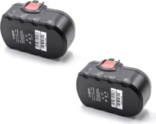 Produktbild vhbw 2x Akku kompatibel mit Bosch 3860K, GDR 18 V, 3870, 3860RK, 3918, 3870-04, 52318, 3918B, 52318B, 53518B, 53518 Werkzeug (3000 mAh, NiMH, 18 V)