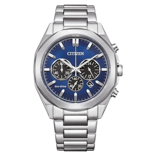 CITIZEN Herren Analog Quarz Uhr CA4590-81L - Armbanduhr für Herren mit Eco Drive Chronograph-Funktion, wartungsfrei und umweltfreundlich für jeden Anlass.
