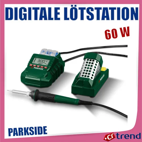 PARKSIDE® Digitale Lötstation PLSD 60 C3, 60 W mit Lötzinn