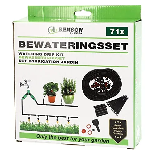 Bewässerungssystem Bewässerungsset 15 m Hochbeet Tropfbewässerung Bewässerung Garten Balkon Tröpfchenbewässerung Tropfschlauch