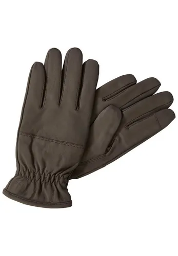 camel active Herren Lederhandschuhe mit Screen-Tab Funktion - Handschuhe & Fäustlinge für Herren aus hochwertigem Leder, ausgestattet mit Screen-Tab-Funktion für die Nutzung von Touchscreens und einem warmen Innenfutter für optimalen Tragekomfort.