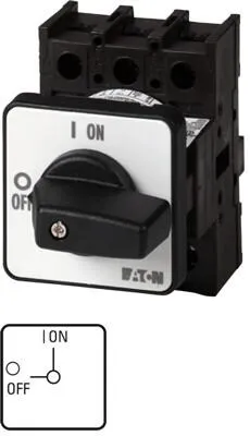 Eaton P1-25/E EIN-AUS-SCHALTER - 3-poliger EIN-AUS-Schalter mit 25 A, ideal für sichere und zuverlässige Stromsteuerung in der Elektronik- und Messtechnik. Hohe Schutzart NEMA 12 für optimale Sicherheit.