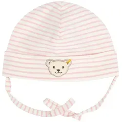 Steiff Strickmütze Mütze GOTS Baby Wellness ohne Bommel weiß 41