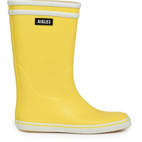 Aigle Damen Falkland 2 Rain Boot – Gelb/Weiß, 41 EU - Klassische Regenstiefel für Damen, die durch ihren Komfort und die strapazierfähige Verarbeitung bestechen. Ideal für nasse Tage und stylisch zugleich.