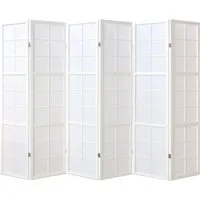 Homestyle4u Paravent Sichtschutz Holz Trennwand in weiß von Homestyle4u