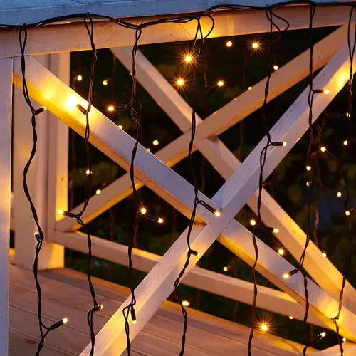 Produktbild Sirius Tech-Line Lichtervorhang Start-Set 100 LED warmweiß 1,5 x 2 m