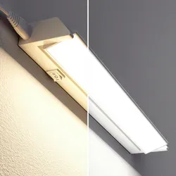 ledscom.de LED Unterbauleuchte LIWO 35cm, schwenkbar, 470lm, 2er Set