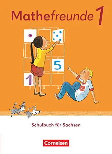 Mathefreunde - Ausgabe Sachsen 2022 - 1. Schuljahr - Mathematik Schulbücher mit Kartonbeilagen und 