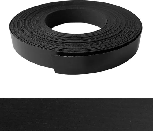 Kantenumleimer Melamin 22mm x 10m mit Schmelzkleber in Esche schwarz pore Dekor