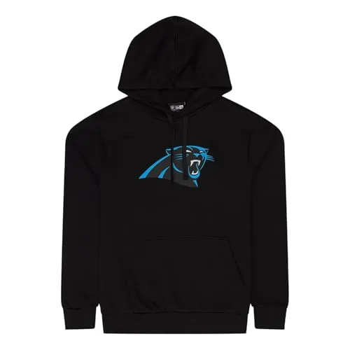New Era Carolina Panthers NFL Team Logo Hoody Schwarz Kapuzenpullover - L - Sportfan Sweatshirts & Hoodies | Stylischer Hoody mit Teamlogo-Print und Kängurutasche, ideal für alle NFL-Fans und aus hochwertigem, langlebigem Material gefertigt.