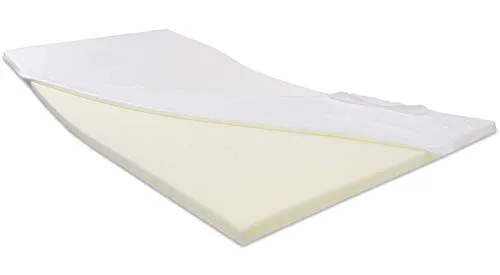 Dibapur VISCO PRO Topper - 90x190 cm Viscoelastische Matratzenauflage - Matratzenauflage mit druckentlastendem Memory-Effekt, passt sich optimal den Körperkonturen an und sorgt für erholsamen Schlaf. 100% schadstofffrei und waschbar bis 60 Grad.