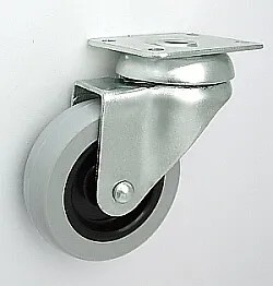 KOŁO MEBLOWE TWORZYWO+GUMA 60MM OBUDOWA SKRĘTNA M62T UN 5903636539690