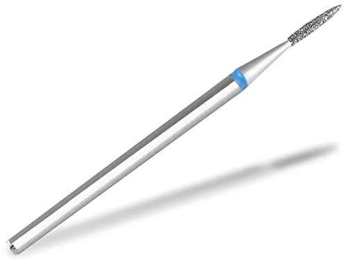 Diamantschleifer Fräser Flamme Fußpflege Maniküre Pediküre Schleifer für Schleifarbeiten an Haut und Nagel Mittlere Körnung